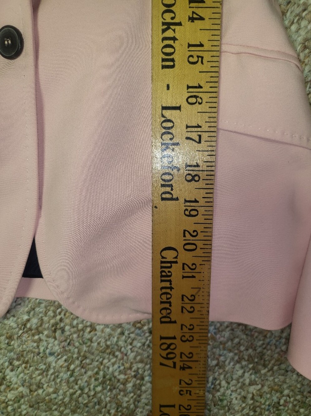 NEW Zara Pale Pink Single-Button Notch Lapel Blazer NWOT Size XS - Picture 9 of 11